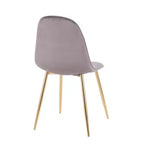 Juego de 2 sillas de comedor contemporáneas Pebble - LumiSource