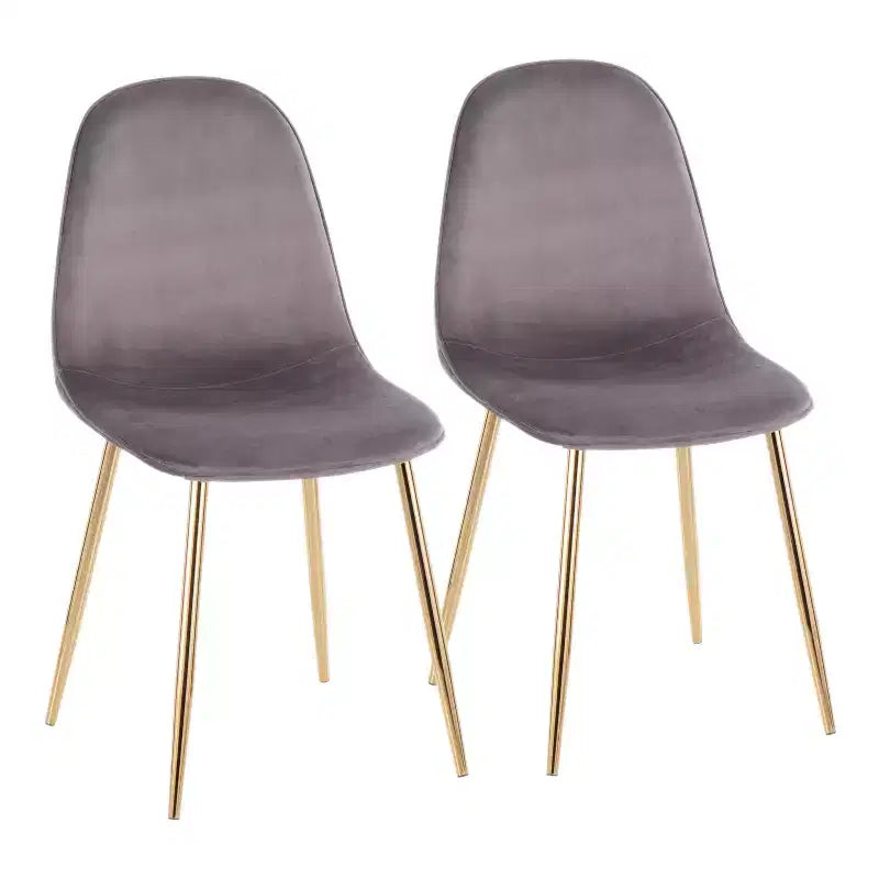 Juego de 2 sillas de comedor contemporáneas Pebble - LumiSource