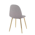 Juego de 2 sillas de comedor contemporáneas Pebble - LumiSource