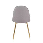 Juego de 2 sillas de comedor contemporáneas Pebble - LumiSource