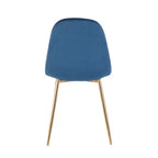 Juego de 2 sillas de comedor contemporáneas Pebble - LumiSource