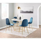 Juego de 2 sillas de comedor contemporáneas Pebble - LumiSource
