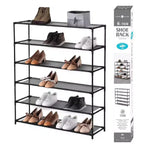 J&V TEXTILES Zapatero organizador de 6 niveles