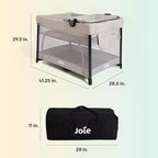 Parque infantil plegable con una mano, moisés y cambiador plegable Joie Sesame LX