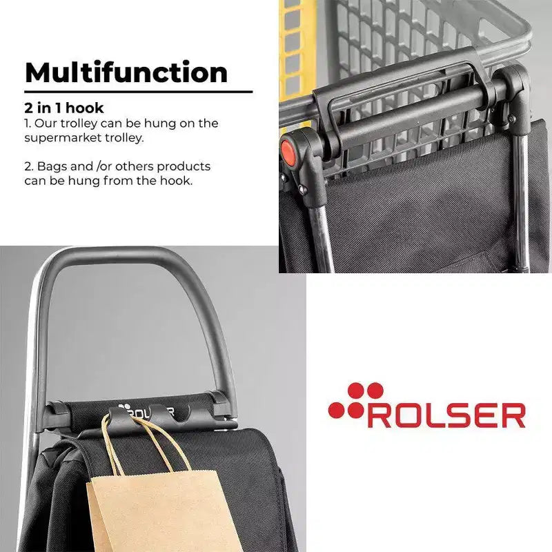 Carro de compra plegable Rolser I-Max William Morris de 2 ruedas
