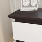 Cómoda de 6 cajones con cajones anchos - Cajonera de almacenamiento de madera para dormitorio, sala de estar y pasillo